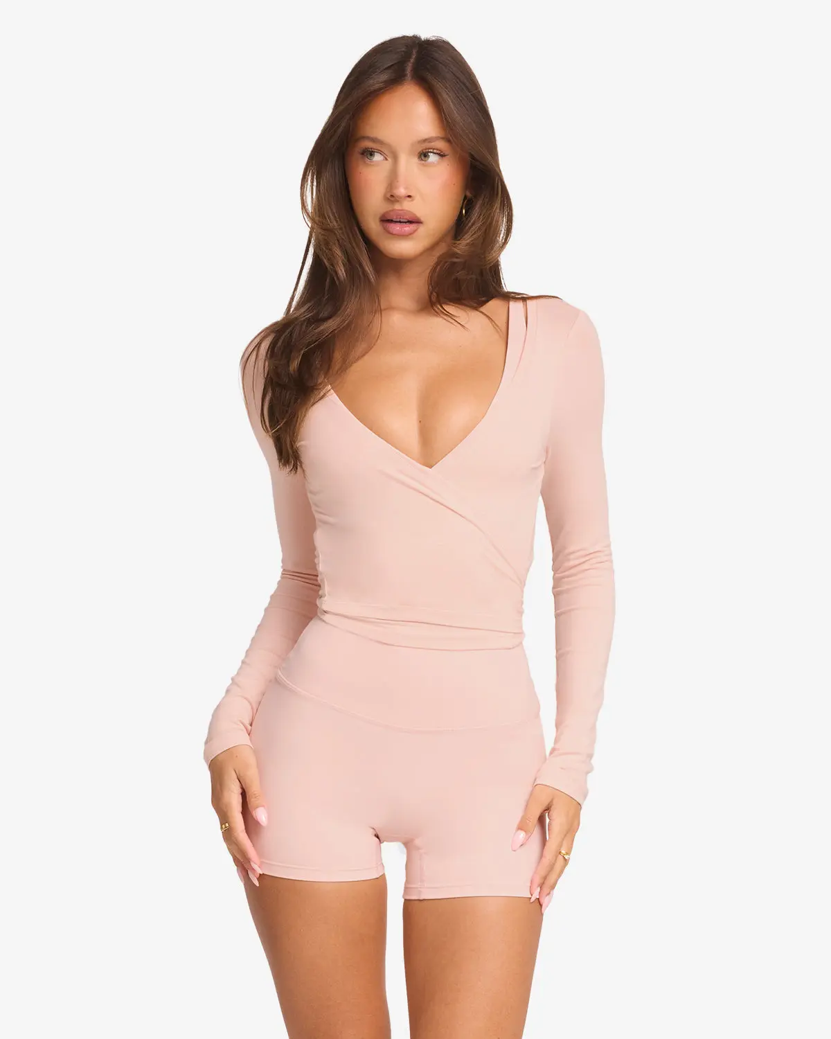Ballet Wrap Top | Blush