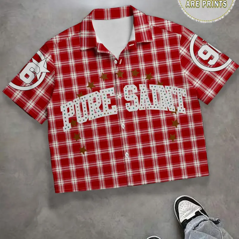 Men's American Street Style Short Sleeve Button Front Shirt, Casual Vibe Button Up Shirt, Summer Trendy Men's Clothing, Vintage Vacation Wear, Menswear, Beach Shirt, Casual Summer Streetwear, Summer Shirts