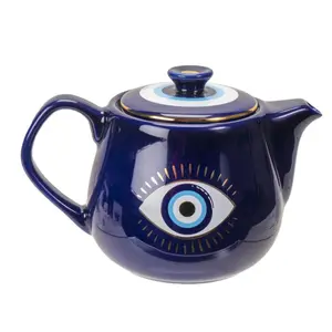Blue Evil Eye Teapot