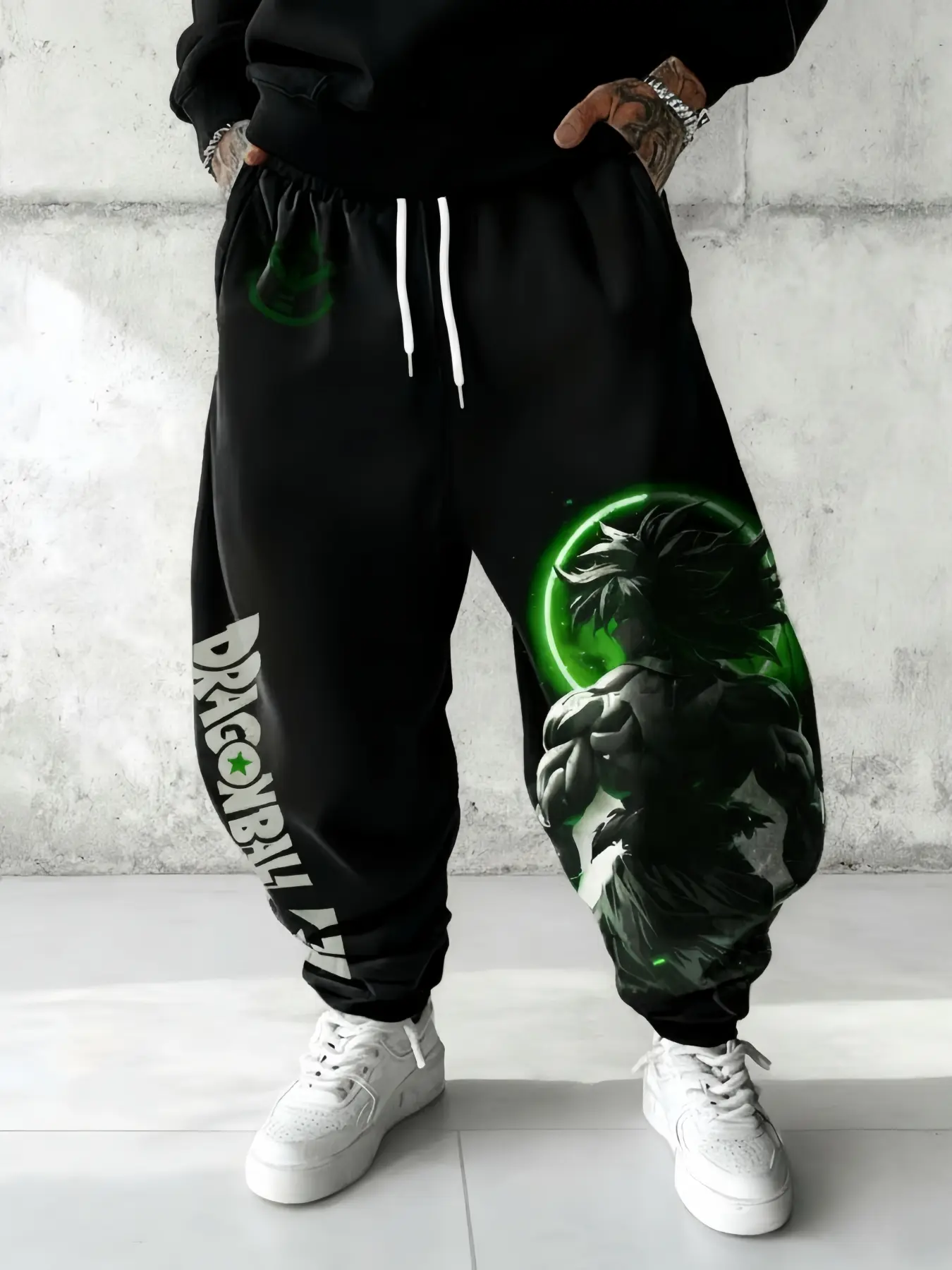 Men's Broccoli Graphic Print Fitted Joggers, Women's Lightweight Active Wear, Natural Waist Design, All-Season Comfortable Fit