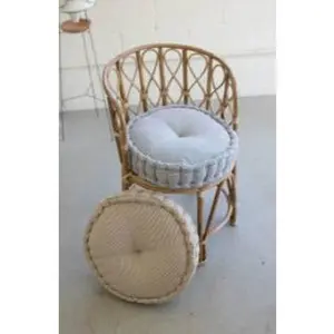 Barrel Shaped Bamboo Chair