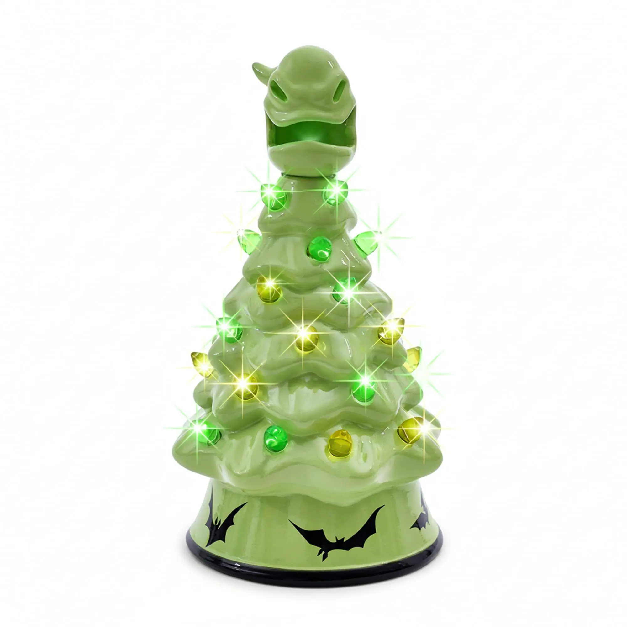 Disney The Nightmare Before Christmas Oogie Light-Up Ceramic Christmas Tree Disney The Nightmare Before Christmas Oogie Light-Up Ceramic Christmas Tree