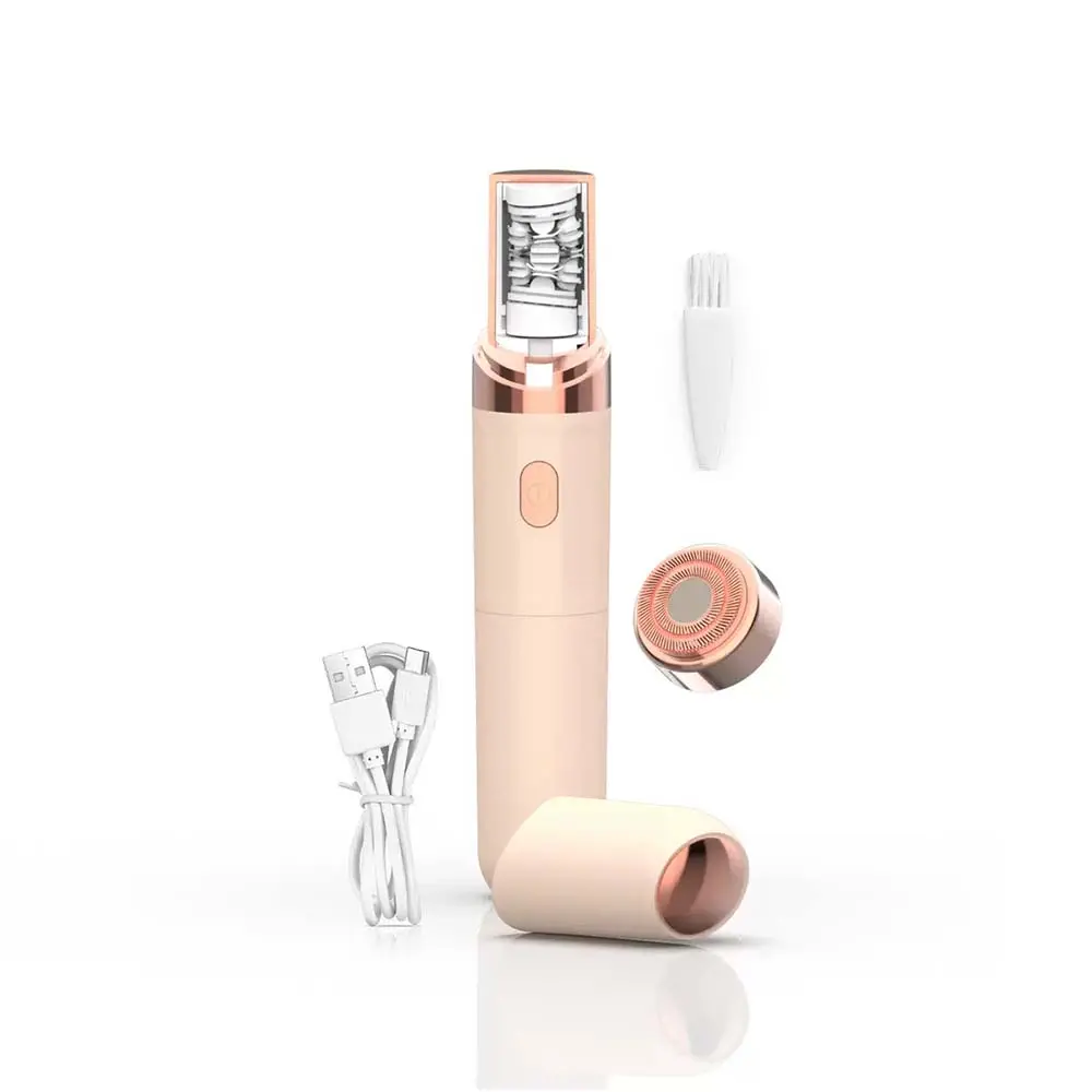 2-in-1 Electric Epilator & Shaver For Women, USB Rechargeable Facial Hair Removal, 18 Tweezers Precision Trimmer For Face, Legs, Bikini, Arms
