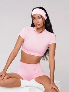 Pilate Mami Pink — Short Sleeve Balance Tee