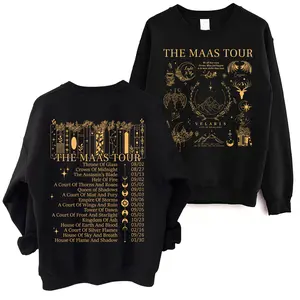 The Maas Tour Shirt Sweatshirt - Sarah J Maas Tour Shirt, SJM 2 Sided T-shirt Sweatshirt For Fans