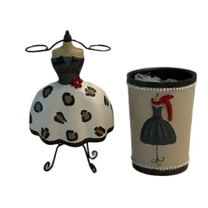 Saturday Knight Fashion Passion Toothbrush Holder & Tumbler Bath Set (Open Box)