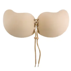 Mango Drawstring Chest Stickers Thin Push Up Anti Bump Silicone Invisible