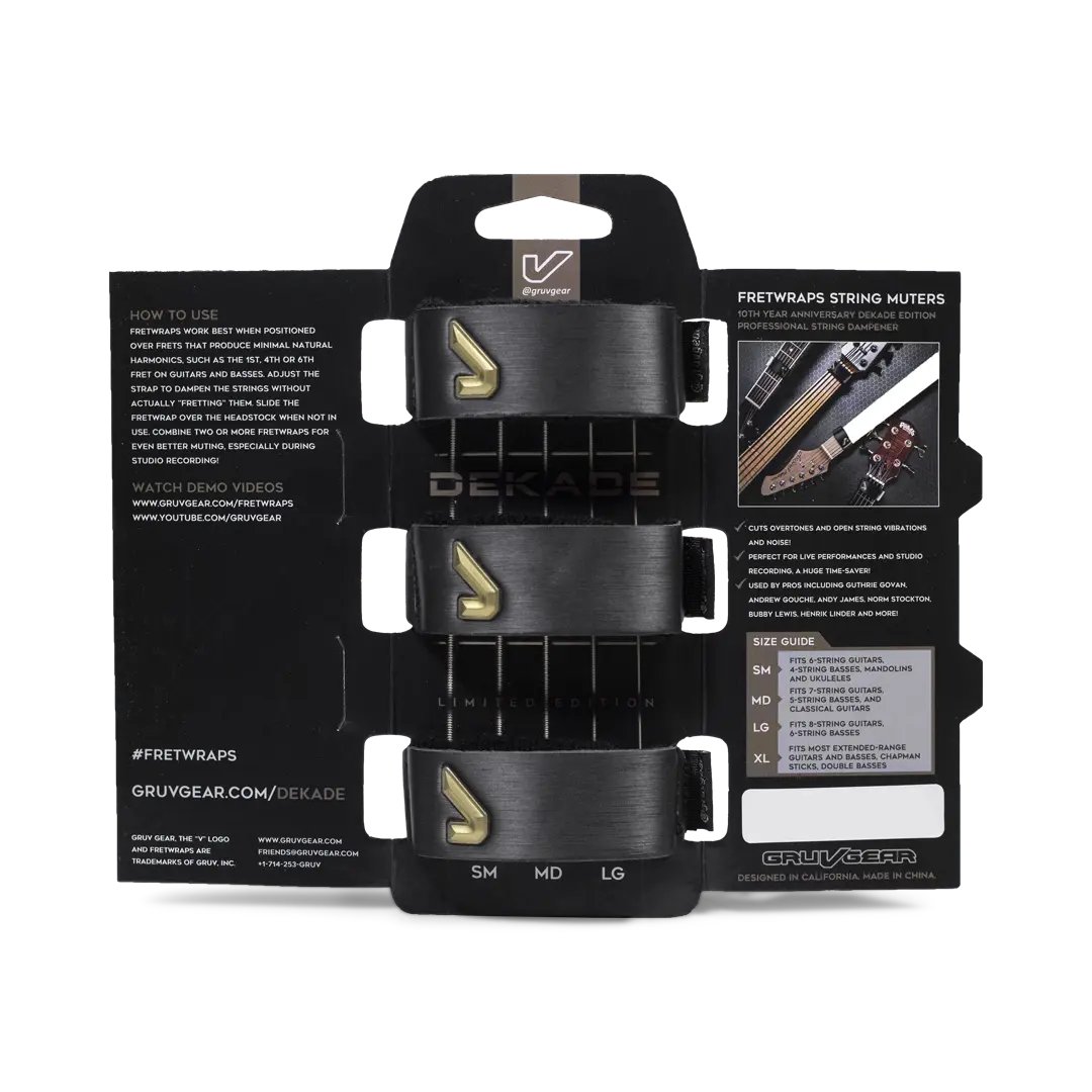 FretWraps Dekade Edition (3-Pack)
