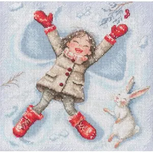 RTO Counted Cross Stitch Kit Snow Angel Girl Winter
