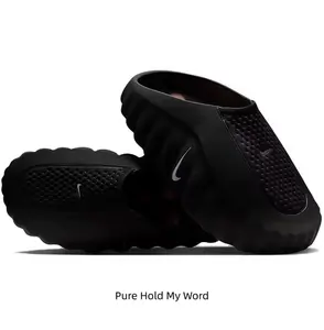 Black Thick-Soled Massage Slides, Orange Spherical Outsole, Breathable Fabric Upper, Pre-Game Recovery Tech Mules