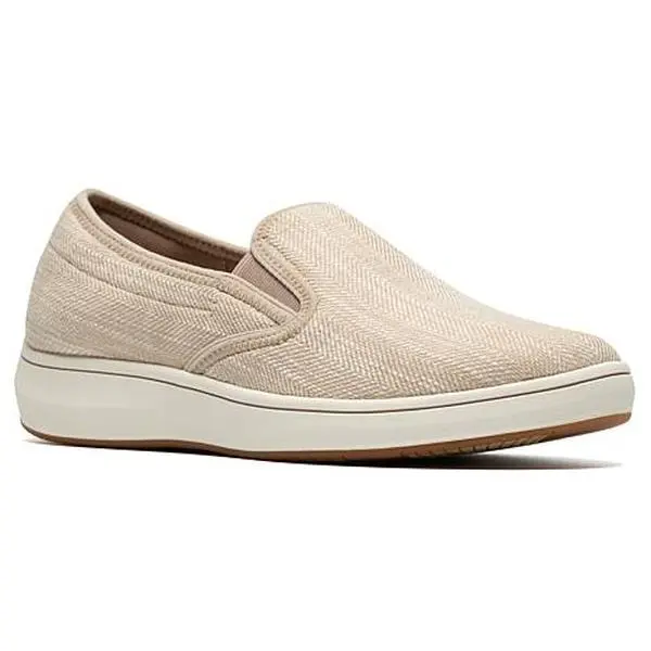 Clarks Cloudsteppers BreezeSky Zoe Casual Canvas Slip-On Shoe