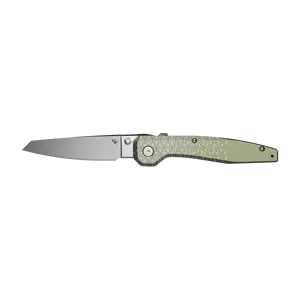 DOTS GEAR Diafire brand Race Lock Legend Pocket Knife with Race Lock, 3" S35VN Blade, Ball Bearing Pivot System, Titanium Handle, Ideal for Everyday Carry