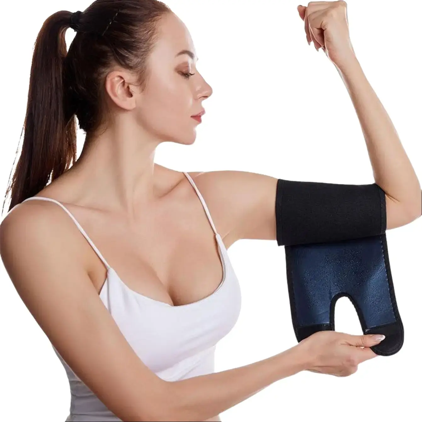 Sauna Sports Arm Sleeves, Neoprene Compression Sweat Arm Trimmer, Arm Slimmer, Arm Shaper, Sports & Outdoor Accessories for Gym Workout, Arm Bands, Arm Shaping Sleeve