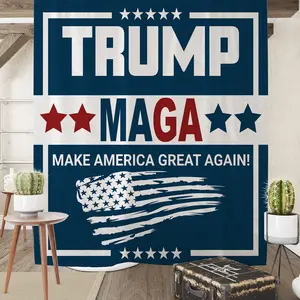 Trump MAGA Patriotic Design #3 Shower Curtain