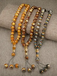 1-piece Fashionable, Modern, Personalized and Daily 33 Bead Prayer Bead Bracelet For Muslim, Men's Party Divination Gift