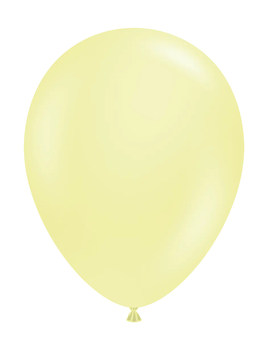 TUFTEX Designer Latex Balloons - 5 In., Biodegradable, No See Through, 50 Count Lemonade-Themed Festive & Party Supplies Decorations