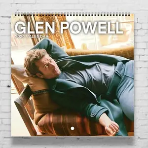 2026 Glennn Poweell Calendar | 2026 Calendar | Celebrity Calendar | Twisterrss | Glennnn Poweell Gift | Funny Gift for Friend | 2026 Wall Calendar