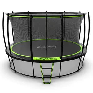 JumpFlex HERO 10' Round Trampoline with Safety Net Enclosure and Net Attachment JumpFlex HERO 10' Round Trampoline with Safety Net Enclosure and Net Attachment