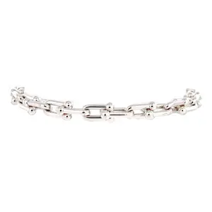 Pre-owned Tiffany & Co. HardWear Link Bracelet Sterling Silver Small by Rebag