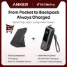 Anker 25000mAh 165W Power Bank Charger with Built-In & Retractable USB-C Cables, plus 5000mAh Magnetic Portable Charger (4-Port Compatible), Adulting Gifts