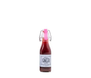 Annie's Ginger Elixir Wellness Beverage 8.5oz (6 pk/12 pk) | Hot-Brewed Ginger, Honey, Lemon, Hibiscus, Elderberry, Blueberry, Cranberry, Currant, Blackurrant | Supports Gut Helalth & Immunity | Drink hot or cold, straight or mixed 2-3 oz a day