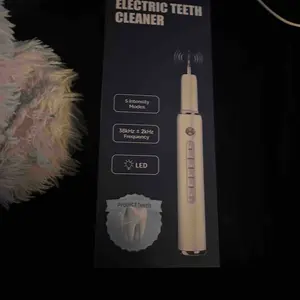 Glam Goddess Rechargeable Electric Teeth Cleaning Tool with Replacement Heads & Manual Auxiliary Cleaning Tools, Oral Irrigator for Home Use, Tartar Remover for Teeth,Remover Teeth Cleaning Kit