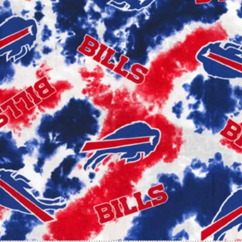 Bills Tie Dye Cotton Fabric