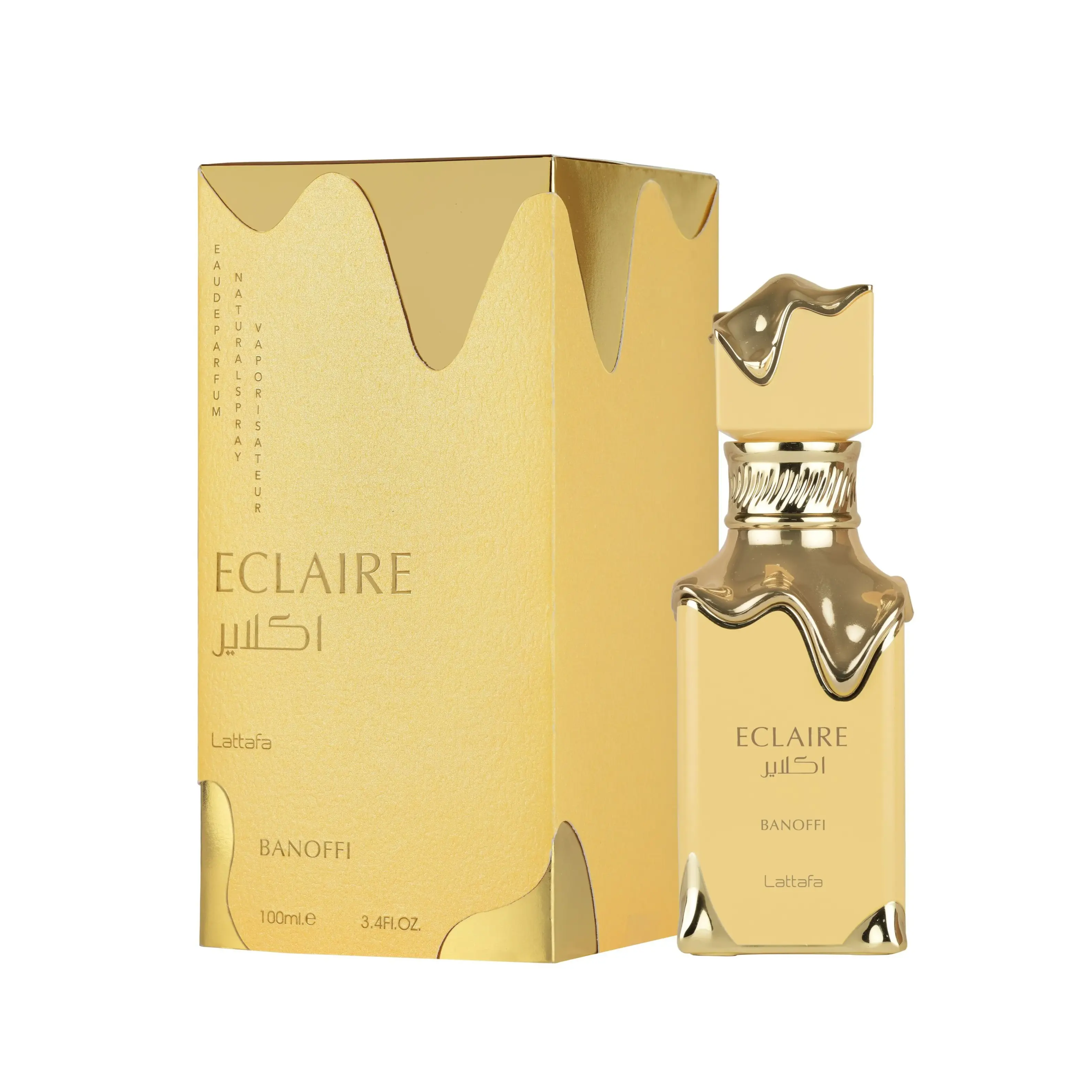 Lattafa Eclaire Banoffi for Women Eau de Parfum spray, 3.4 Ounce Lattafa Eclaire Banoffi for Women Eau de Parfum spray, 3.4 Ounce