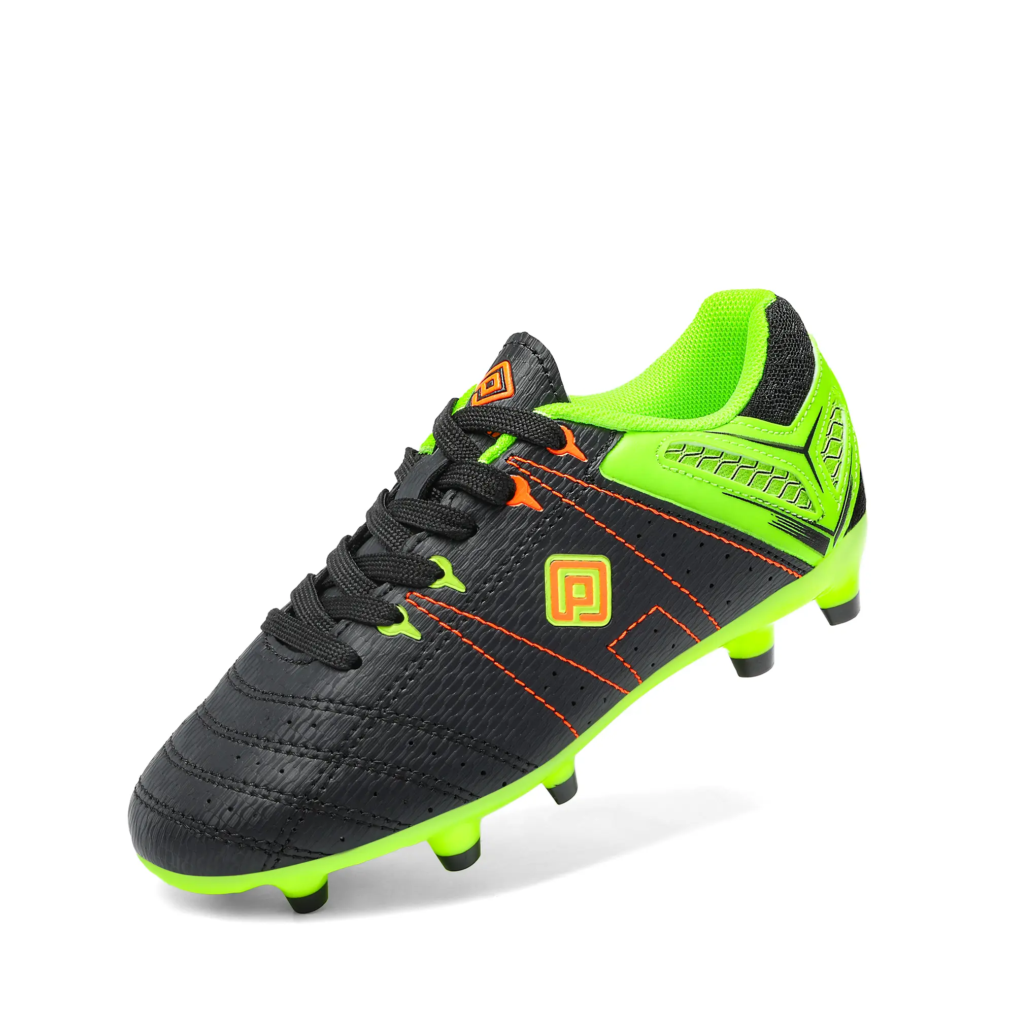 DREAM PAIRS Unisex Kids' Spiked Soccer Cleats - Training Soccer Shoes, Youth Athletic Footwear with Synthetic Upper, Cushioned Insole for Boys & Girls, Spike Shoes, Youth Football Cleats