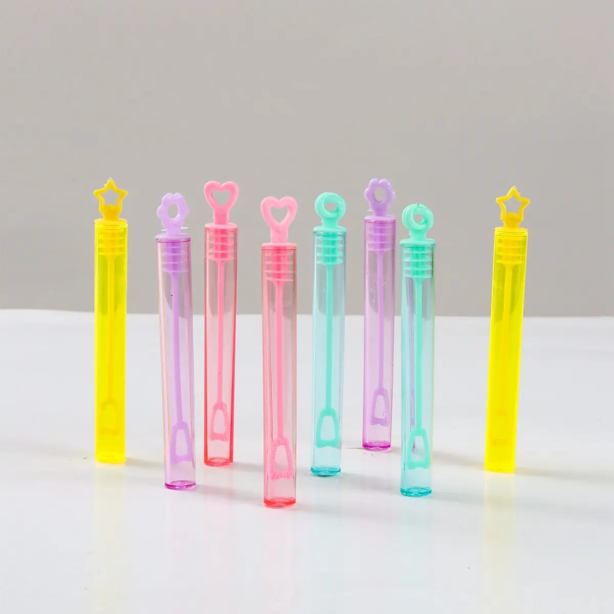 20pcs Colorful Bubble Bottles,Plastic Bubble Tubes for Kids Birthday Party Gift,Wedding Birthday Party Gifts for Guest Baby Shower Favors Decor