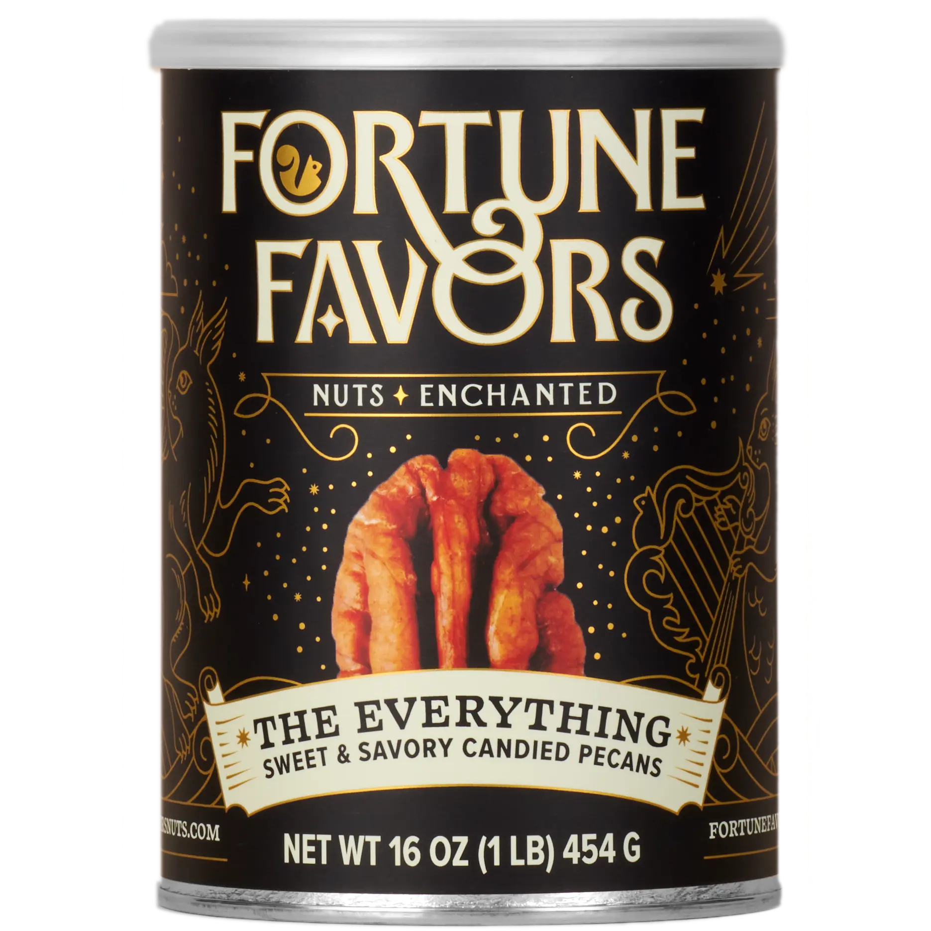 Fortune Favors The Everything Candied Pecans