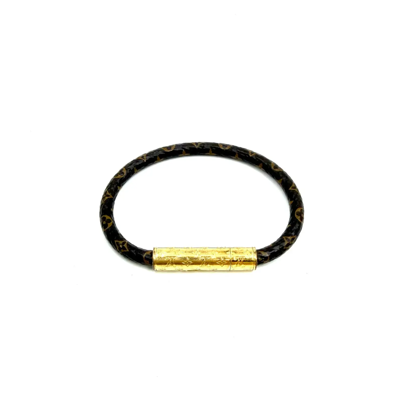 Pre-owned Louis Vuitton AsShown Bag Accessories 4398 Monogram LV Confidential Bracelet 26.05.15