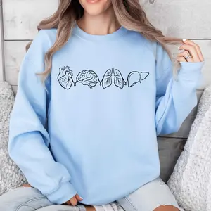 Anatomy  Short Sleeve T-Shirt / Sweatshirt / Hoodie ,  Anatomy Tshirt Science Biology Teacher Nursing Med Student Transplant Nurse Tee