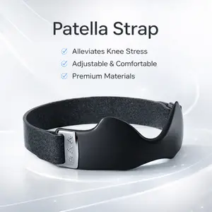 Adjustable FallFreshness Silicone Patella Knee Brace: Targeted Relief for Knee Pain, Tendonitis & Jumper’s Knee – For Women/Men, Ideal for Running, Basketball, Volleyball & Squats