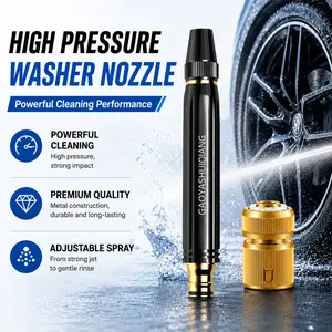Home high-pressure car wash water gun, portable handheld water sprayer, a must-have for watering plants and vegetables, car washing, garden cleaning, pet bathing and outdoor rinsing.