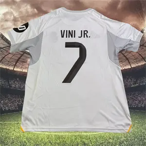 2025 2026 Madrid Home VINI jr 7 Short Sleeve Soccer Jersey