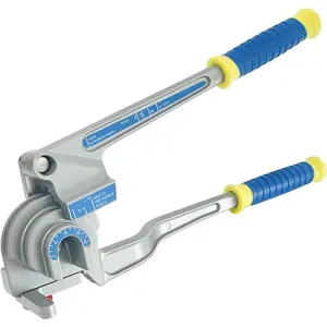 3-in-1 Tubing Bender, 180? Tube Bender for 1/4", 3/8", 1/2" (6/10/12 mm) O.D. Suitable for Bending Copper, Brass and  pipes, Ideal for HVAC (1/4", 3/8", 1/2")