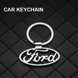 Ford Car 3D Metal Keychain Holder, Stylish Design Accessory, Universal Fit for Men & Women, Essential Auto Item