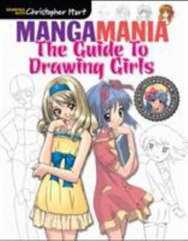 USED Book - Manga Mania: The Guide to Drawing Girls-From Christopher Hart, a 32-Page Booklet Packed with Step-by-Step Tutorials on How to Draw Dynamic Manga Girls by Christopher Hart (Paperback) - english