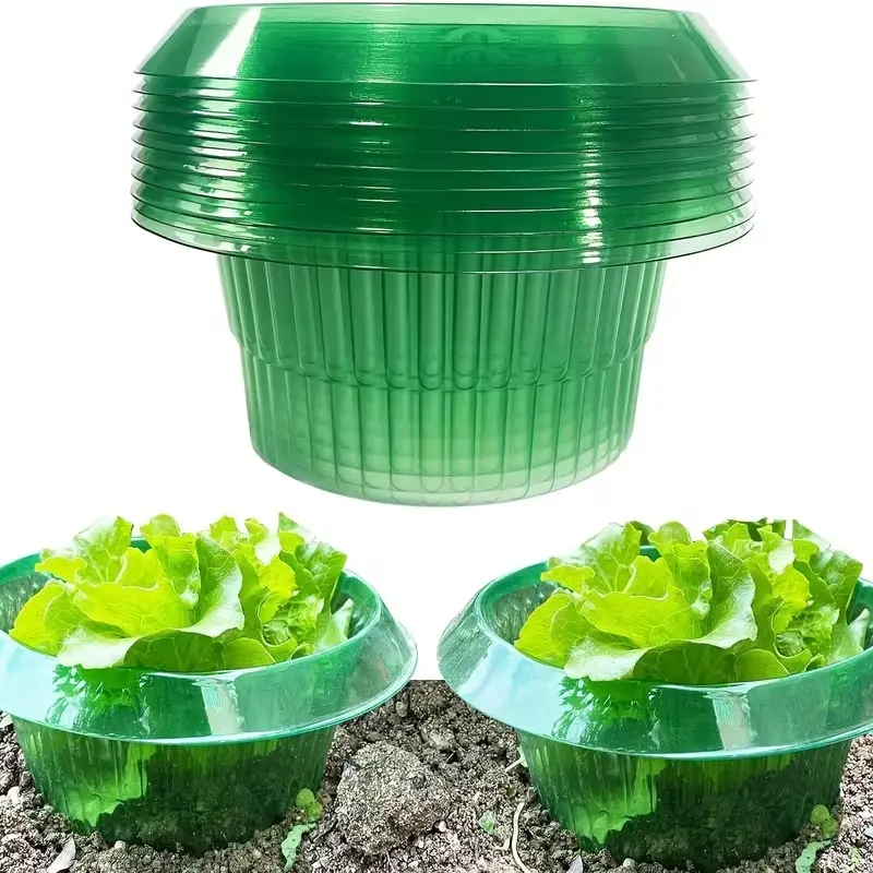 Snail Protection Collars, Plastic Slug & Snail Plant Protection, Chemical-Free Snail Defense, Insect-Proof Flower Pot Covers, Garden & Lawn Use
