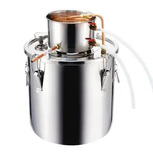 VEVOR Moonshine Still 8 Gal Water Wine Alcohol Distiller Brewing Kit Stainless Steel