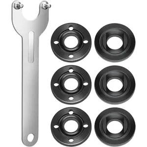 7Pcs Angle Grinder Nut Wrench Kit 5/8-11 Flange Metal Lock  Parts for DW Milwaukee Makita 193465-4 Compatible with Bosch Black&amp;   Decker Ryobi 4.5" 5"giftgift