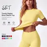 Uncia Active Women's  Tracksuit Set - Seamless-Free Shorts, Raglan Sleeves Tee with Flat Tummy & Glute-Lifting Fit, Workout Gym Matching Sets for Outdoor Yoga, Workout Sets For Women summerwins Try it,outdoorfun