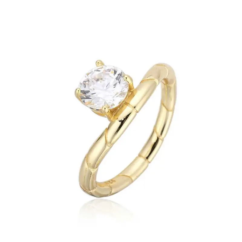 Cubic Zirconia Wave Band Ring - Elegant CZ Rhinestone Costume Jewelry Accessory, Sizes 6-8, for Everyday Wear, Cubic Zirconia Rings, Elegant Rings