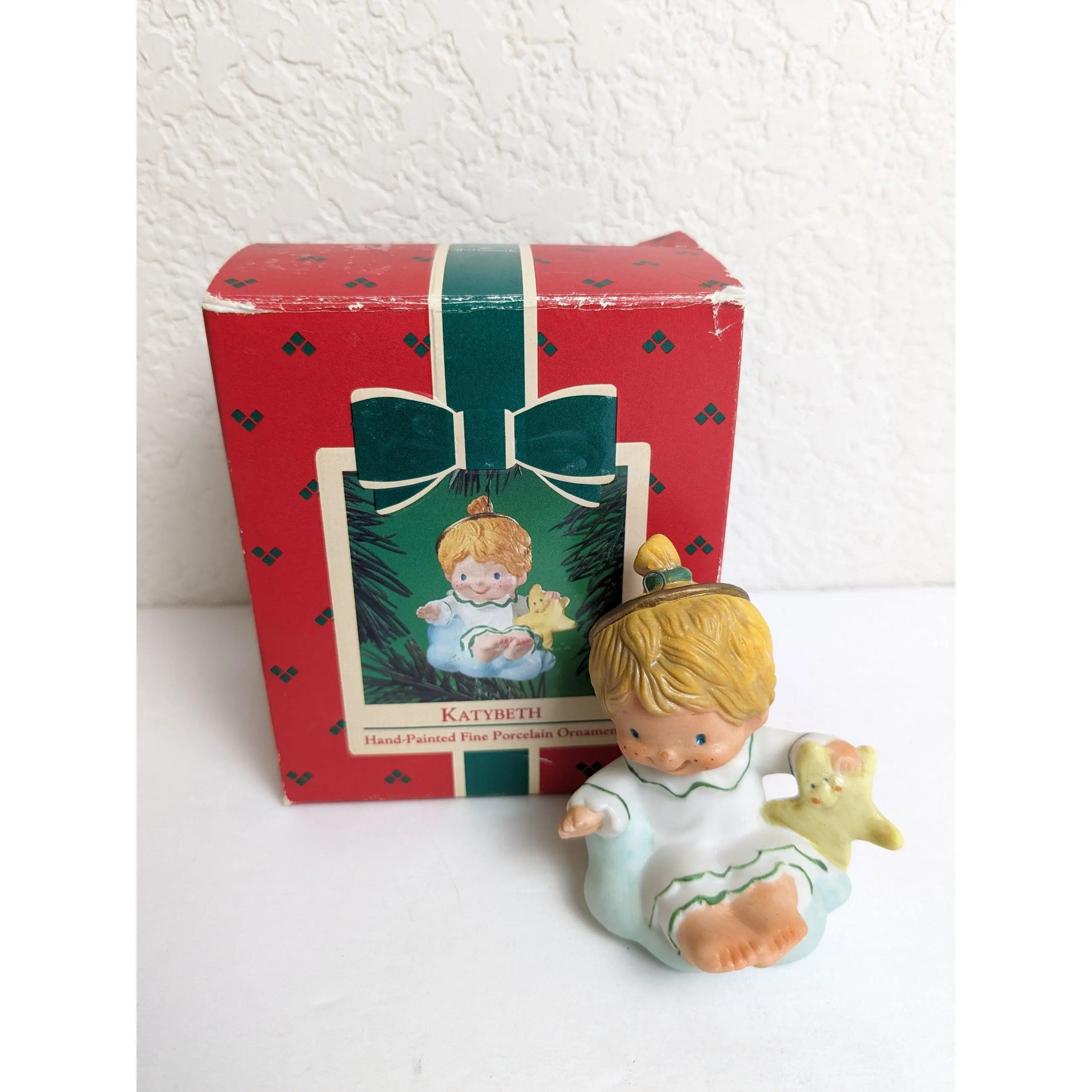 Katybeth Angel Girl with Star - Hallmark Keepsake Ornament 1984