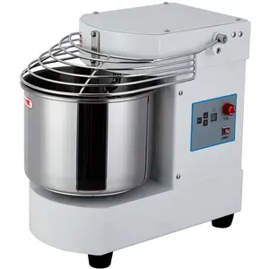 Professional 10.5Qt Commercial Food Mixer - Capacitive screen Electric Dough Kneading Machine with Timer & Security Shield - Dual Rotating 450W/650W Motor - Safe for consumption Stainless Steel Bowl for Restaurant, Bakery, Kitchen