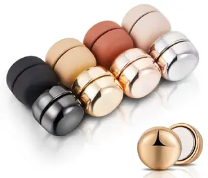 8 Pairs Multi-Use Hijab Magnets - Professional Pinless Magnetic Hijab Pins in Shiny & Matte Styles