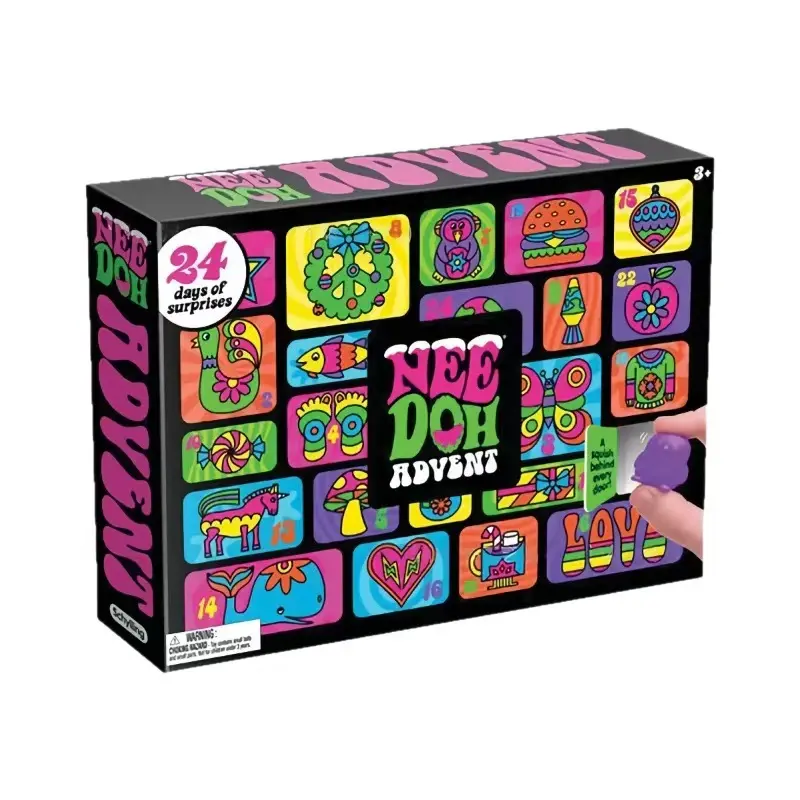 Nee Doh 24 Days fidget advent calendaradvent calendarsquish toy