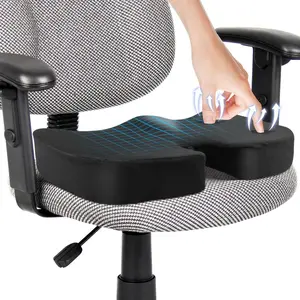 Seat Cushion – Gel & Memory Foam Office Chair Cushion for Tailbone Pain Relief, Non-Slip Desk Chair & Car Seat Cushion for Sciatica & Back Pain