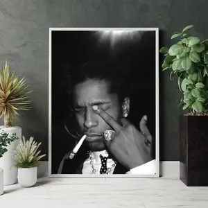 ASAP Poster, Music Poster, Canvas Poster, Wall Art, Home Decor, No Frame